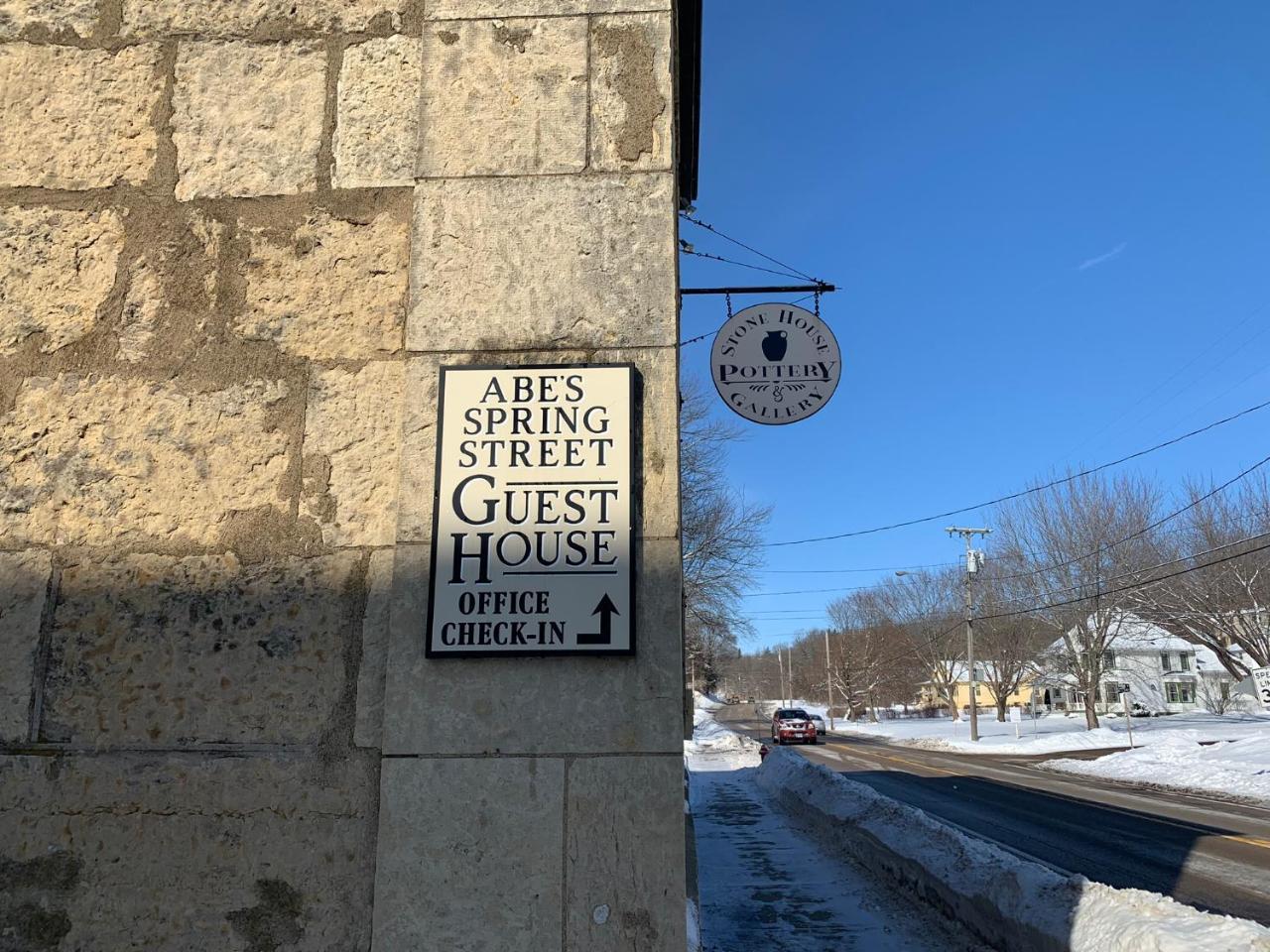 Abe's Spring Street Guest House Galena Exterior foto